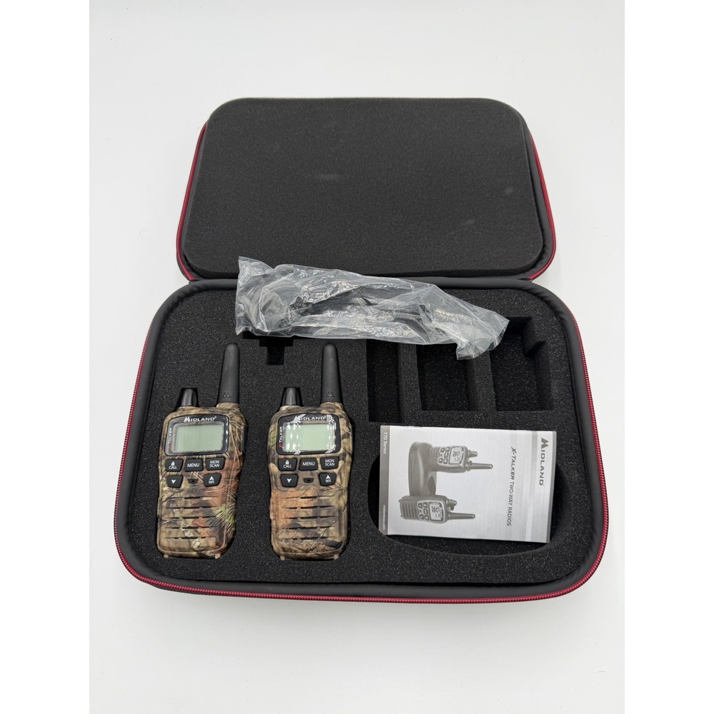 Midland X-TALKER T75VP3 Two Way Radios ***Radios And Case Only***